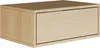 A wooden nightstand with a single drawer, shown from a slightly elevated side angle against a white background. Anteprima dell’immagine prodotto