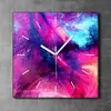Coloray Uhr auf Leinwand 30x30 cm Wand Uhr Dekoration Produktbild-Vorschau 2