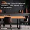 Holzbrink Tischbeine Metall Weiß | Tischkufen / Produktbild-Vorschau 3