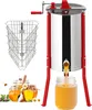 A honey extractor and related honey products are displayed against a white background. Produktbild-Vorschau