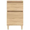 vidaXL Nachttische 2 Stk. Sonoma Eiche 40x35x70 cm - Produktbild-Vorschau 7