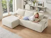 GLP 238 cm Modulares Sofa, Ecksofa mit Recamiere links Produktbild-Vorschau 3