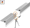 An illustration showing how to cut a metal roof flashing with tin snips. Produktbild-Vorschau