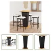The Living Store 5-tlg. Gartenbar-Set mit Kissen Poly Produktbild-Vorschau 1