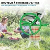 Wiltec Broyeur manuel de fruits – 496 x 458 x 241 mm – 7 L Voir les images du produit 3