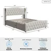 SUNFECILI Polsterbett 160x200 cm,Boxspringbett 160x200,mit Produktbild-Vorschau 6