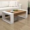 Skye Decor, Venüs - Walnut, White, Couchtisch, Nussbaum, Produktbild-Vorschau 1
