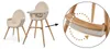 Kinderkraft FINI 2 Seggiolone pappa 2 in 1 con vassoio Anteprima dell’immagine prodotto 10