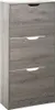 A tall, narrow shoe cabinet with three drawers, shown against a white background. Podgląd zdjęcia produktu