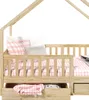 Hausbett ALVA aus Kiefer Massivholz, natur - Kinderbett mit Produktbild-Vorschau 13