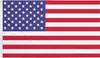 Vlajka USA Amerika s očkami vlajka 150x90 kovové očká Náhľad obrázku produktu 3