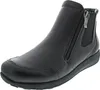 A black leather boot is shown against a white background. Anteprima dell’immagine prodotto