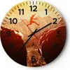 Wanduhr - Rund - Glasuhr - Mann Berg Freiheit - 40x40cm - Produktbild-Vorschau 1