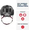 Casco da bici ABUS Youn-I 2.0 - con luce per bambini, Anteprima dell’immagine prodotto 5