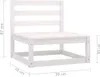 vidaXL 5-tlg. Garten-Lounge-Set mit Kissen Kiefer Produktbild-Vorschau 11