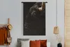 MuchoWow® Wandteppich Wandbehang Bison - Schwarz - Gold Produktbild-Vorschau 4