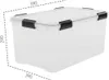 IRIS OHYAMA Water Proof Box 50 Liter, transparent-griffe in Produktbild-Vorschau 1