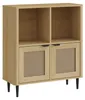 Komoda „Lukhomso” z 2 drzwiami, 85 x 75 x 30 cm, imitacja Podgląd zdjęcia produktu 3