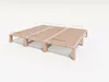 Gigapur G56 Massivholz-Bett 220x200 cm – Kiefer Natur Produktbild-Vorschau 2