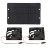 Ventilatore doppio ad energia solare con pannello solare da Anteprima dell’immagine prodotto 3