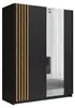 raumhirsch KLEIDERSCHRANK Schwarz 151/199/62 Produktbild-Vorschau 1