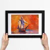 Bild 30x20 MDF-Rahmen, Wandkunst Raumschiff Produktbild-Vorschau 3