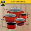 Karl Krüger 89566RO Topf-Set Rom 5-tlg., rot Produktbild-Vorschau 3