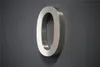 Hausnummer Premium Edelstahl in 3D Design Arial H20cmxT3cm Produktbild-Vorschau 1