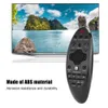 A black TV remote control is shown in front of a television displaying a scenic landscape. Anteprima dell’immagine prodotto