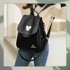 Camerazar Elegante Zaino City 2in1 in pelle nera da donna Anteprima dell’immagine prodotto 2