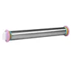 A stainless steel rolling pin with adjustable thickness rings. Produktbild-Vorschau