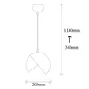 Opviq, elegante lampada a sospensione (diametro 20 cm, Anteprima dell’immagine prodotto 3