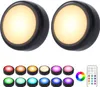 LED osvetlenie skrinky batérie, 2ks RGB LED spoty Náhľad obrázku produktu 1