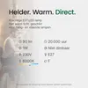 Spectrum LED Kogellamp P45 E27 Mat - 1W 90lm 6000K - Productafbeelding-voorbeeld 3