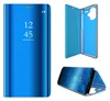A collage of images showing a blue flip phone case for a Xiaomi Redmi Note 13 Pro+ 5G. Produktbild-Vorschau