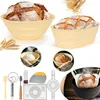 Sauerteig‑Backset, Silikon‑Gärkorb‑Set rund 9 Zoll und oval Produktbild-Vorschau 1
