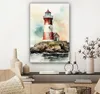 MuchoWow® - Leinwandbilder - Leuchtturm - Felsen - Weiß - Produktbild-Vorschau 7