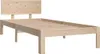 vidaXL vidaXL - Cadre de lit - massif - pin - 90x200 - cm Voir les images du produit 3