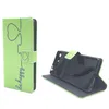 Handyhülle Tasche für Handy Sony Xperia M5 Be Happy Grün Produktbild-Vorschau 2