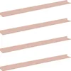 vidaXL Mensola sospesa, 4 pezzi, rosa, 100 x 9 x 2,5 cm, Anteprima dell’immagine prodotto 1