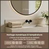 S'AFIELINA Miroir Salle de Bain LED Rond 70 cm, Voir les images du produit 8