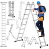Peviasot univerzální žebřík 7v1, hliník, 4 stupně, cca 470 Náhled obrázku produktu 14