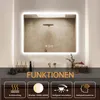 Badspiegel-mit-Beleuchtung 150x70cm - Badezimmerspiegel LED Produktbild-Vorschau 7