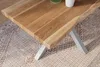 Esstisch 160 x 85 cm Akazie massiv natur Baumkantentisch Produktbild-Vorschau 5