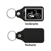 Fahrrad Schlüsselanhänger mit Kunstleder-Anhänger Produktbild-Vorschau 2