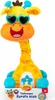 A plush toy giraffe wearing heart-shaped sunglasses and a crown, sitting in its packaging. Náhled obrázku produktu