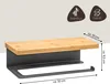 eluno Küchenrollenhalter mit Bambusablage zur Wandmontage - Produktbild-Vorschau 7