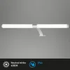 LED Spiegelleuchte 60 cm 8 Watt 4000 Kelvin 1040lm chrom Produktbild-Vorschau 1