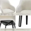 tectake® Esszimmerstuhl Marilyn gepolstert, in Cordoptik 58 Produktbild-Vorschau 4