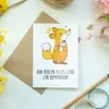 Mr. & Mrs. Panda Grußkarte Fuchs Kommunion - Weiß - Produktbild-Vorschau 2